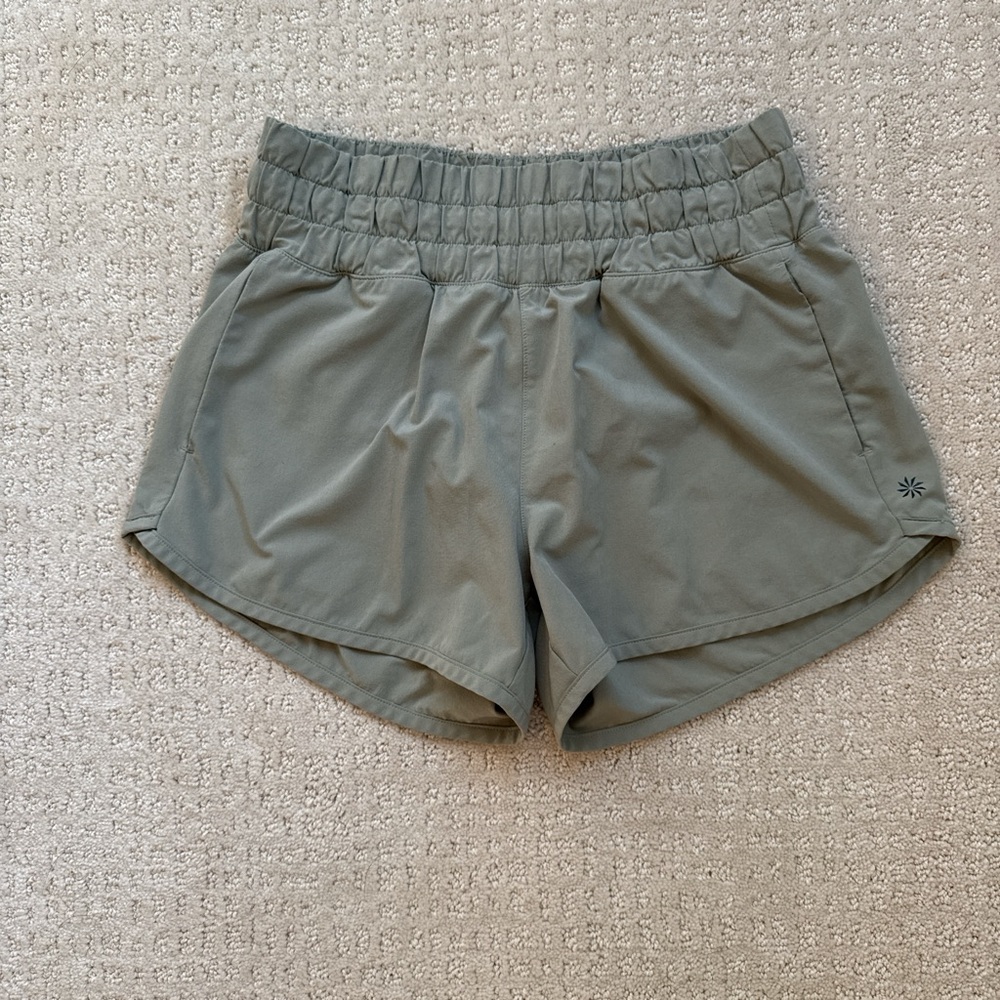 Athleta Sage Green Athletic Shorts